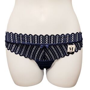 Brand New Sexy Navy Blue with Pink Panties underwear Size: M